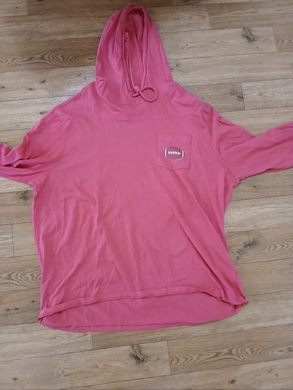 2xl Vineyardvines Lightweight Hooded Pullover Top with Pocket Graphic